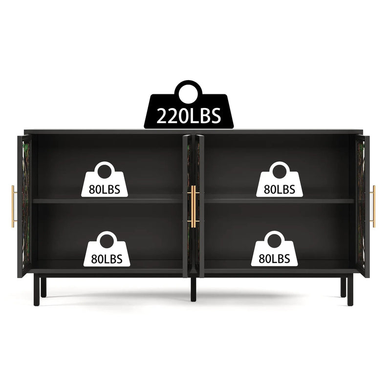 Decorative Cabinet with 4 Doors by HouseOfZazla