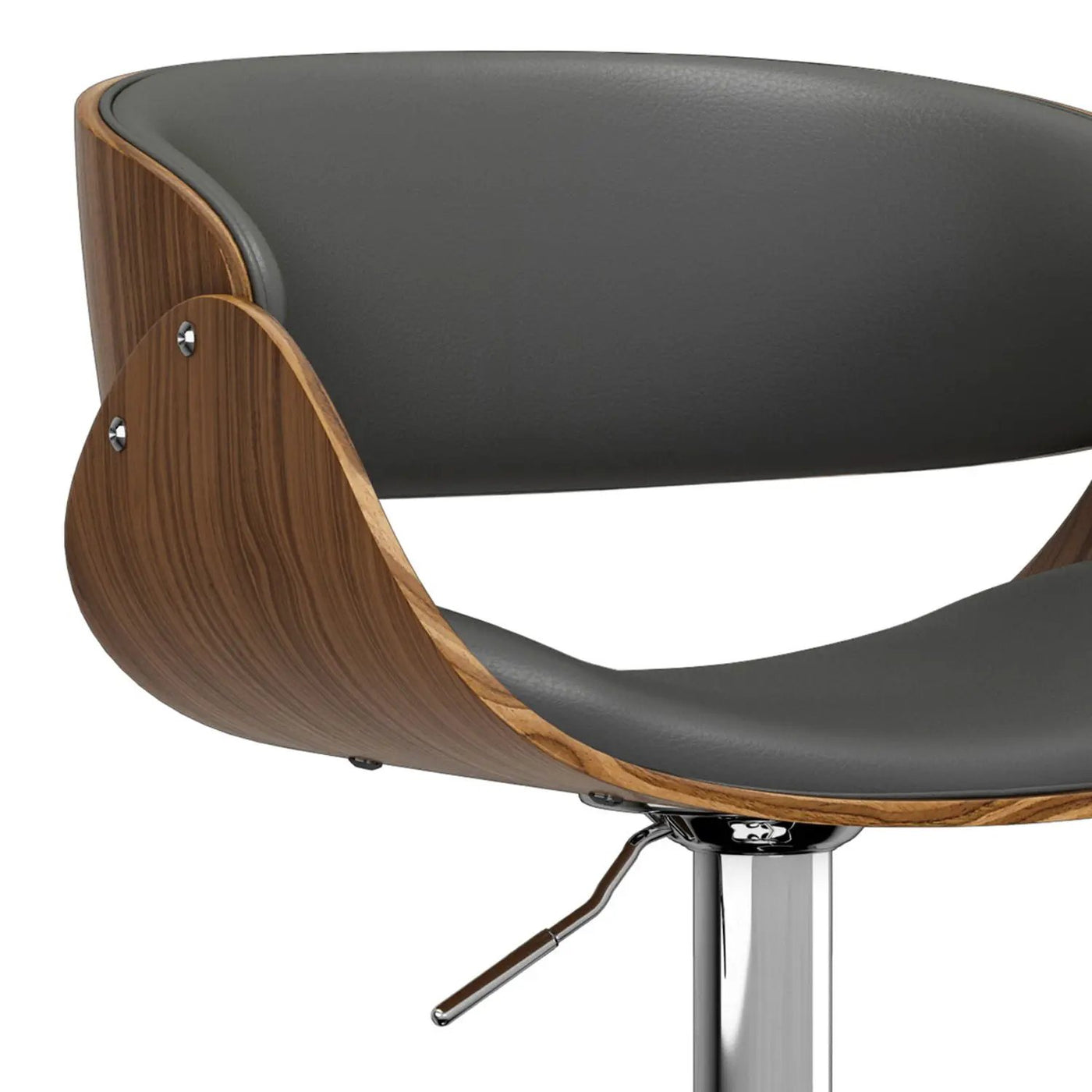 Amery - Mid Century Modern Adjustable Swivel Bar Stool by HouseOfZazla
