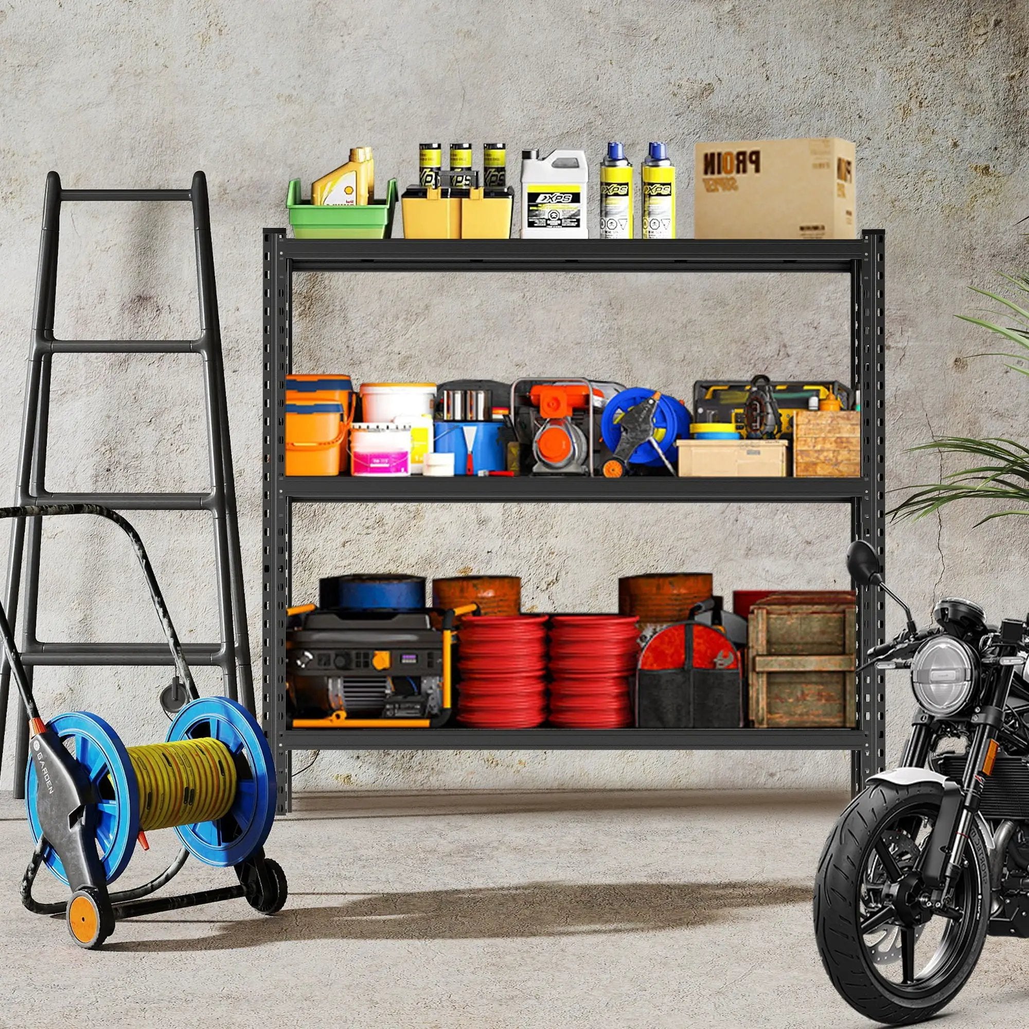 3 Tier Industrial Shelving Rack by HouseOfZazla