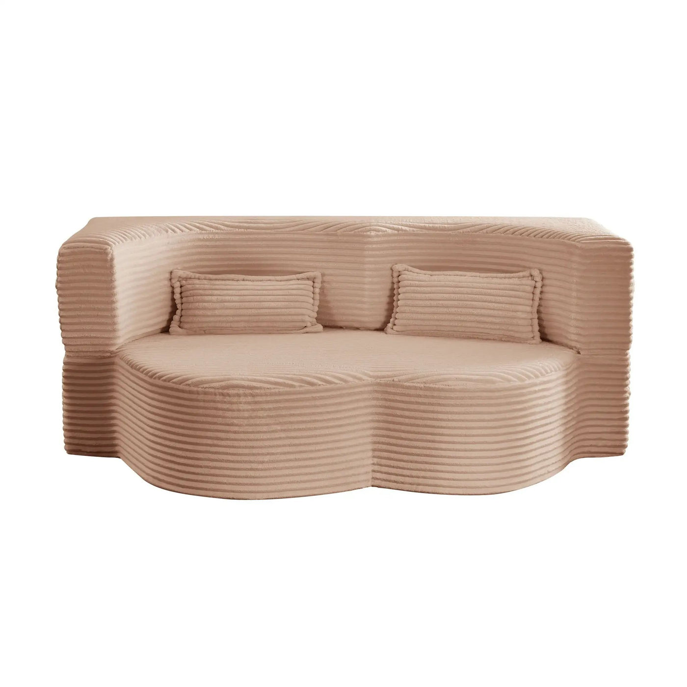 Floor Convertible Sleeper Sofa Bed With 2 Pillows by HouseOfZazla