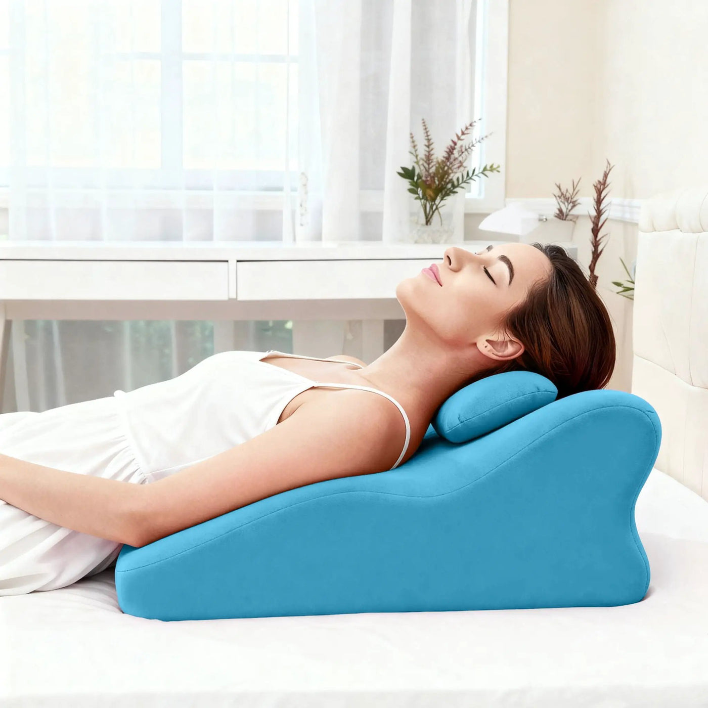 Ergonomic Spinal Posture Support Bed Pillow by HouseOfZazla