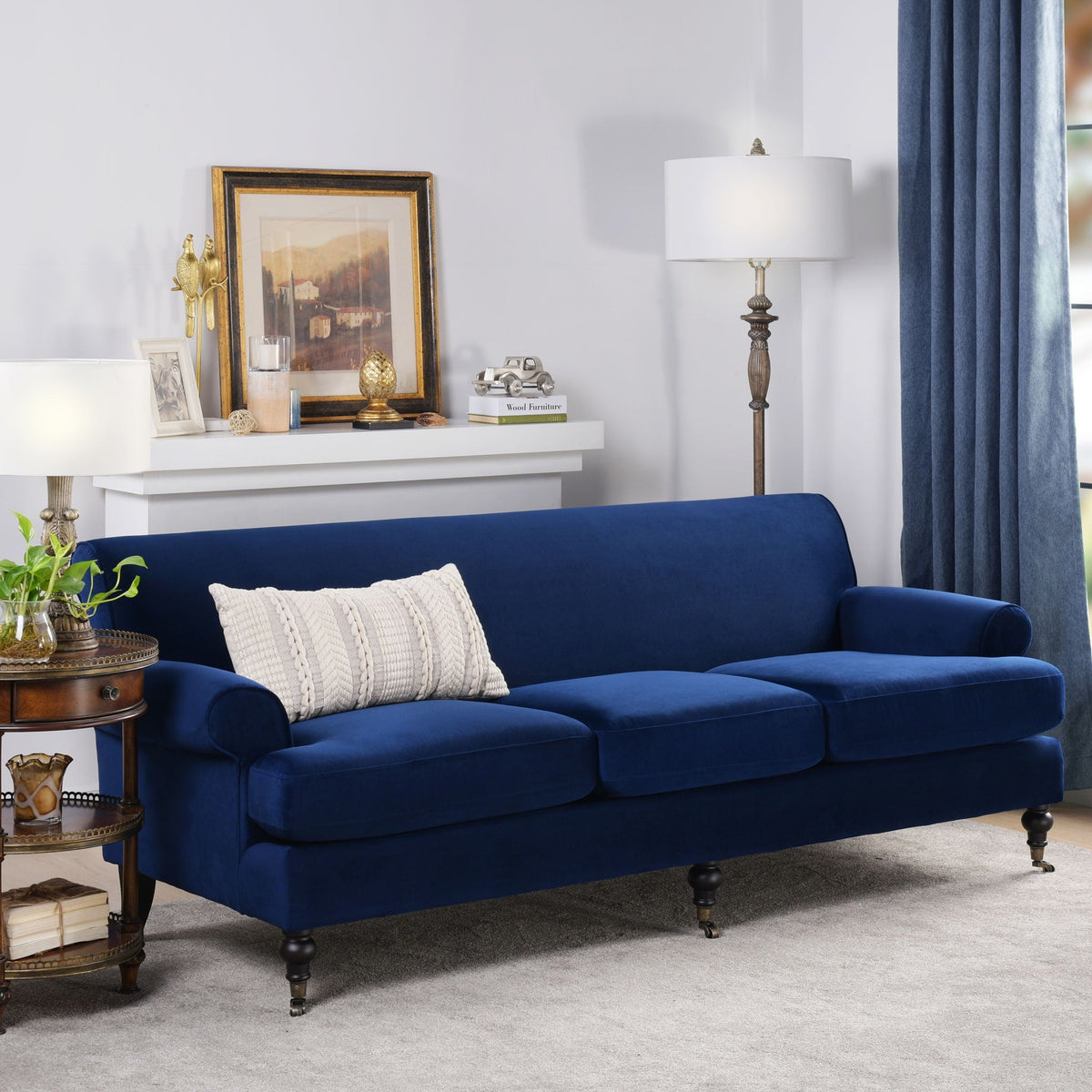 Three Cushion Tightback Lawson Sofa with Removable Cushions - Multiple Colors, photo 5 of 40
