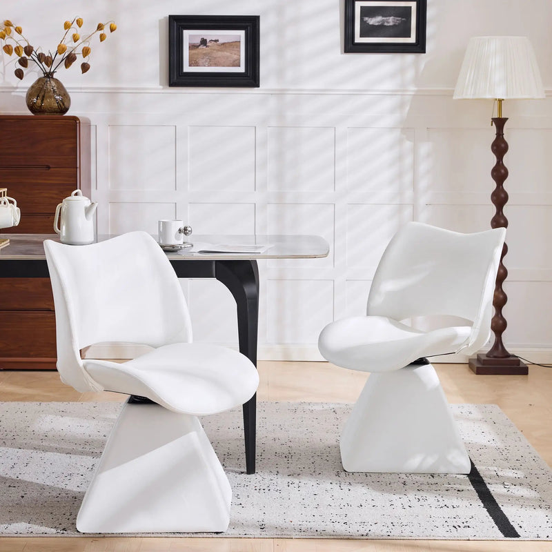 Modern Swivel Dining Chair With High Back by Unique Piece Furniture