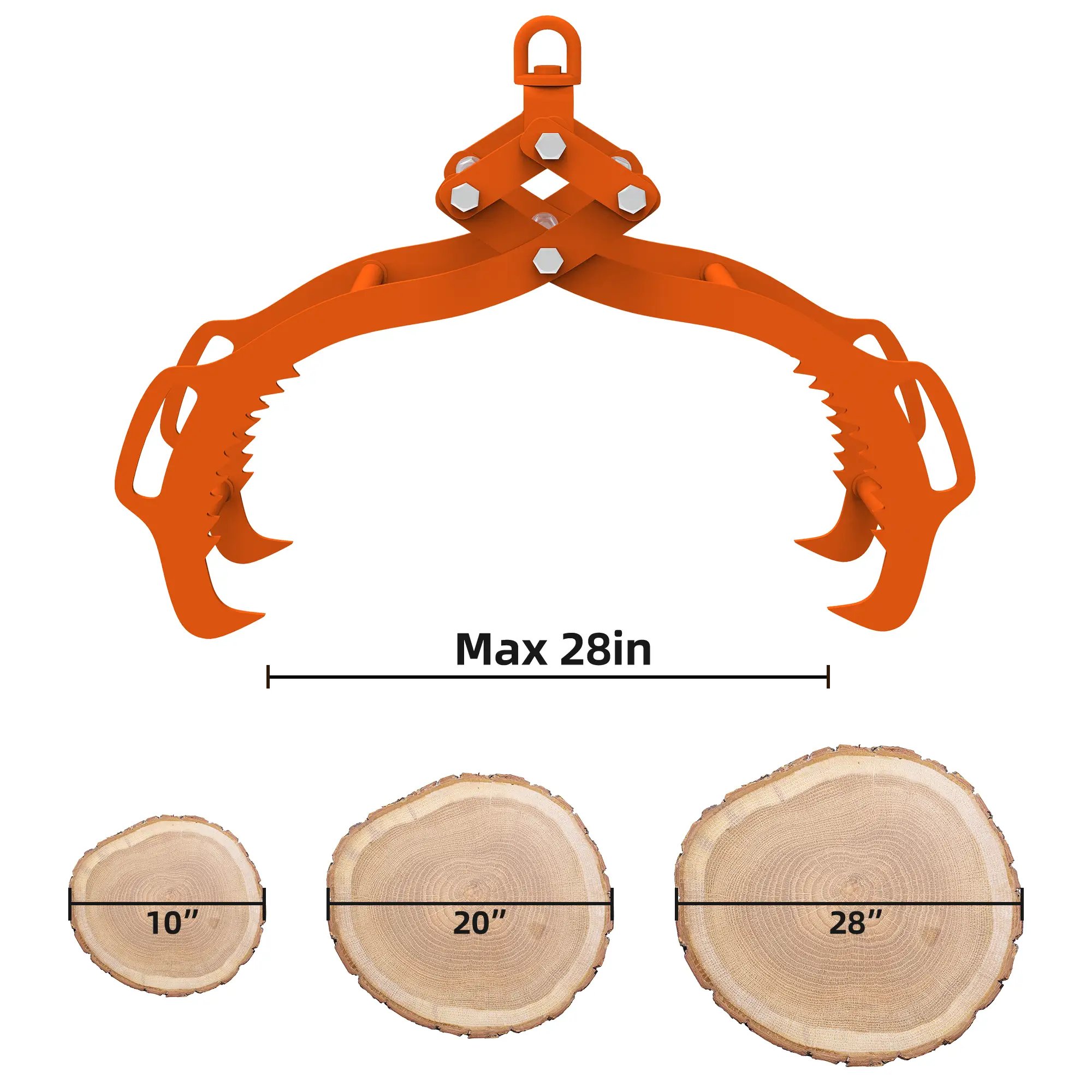 28in Log Lifting Tongs by HouseOfZazla