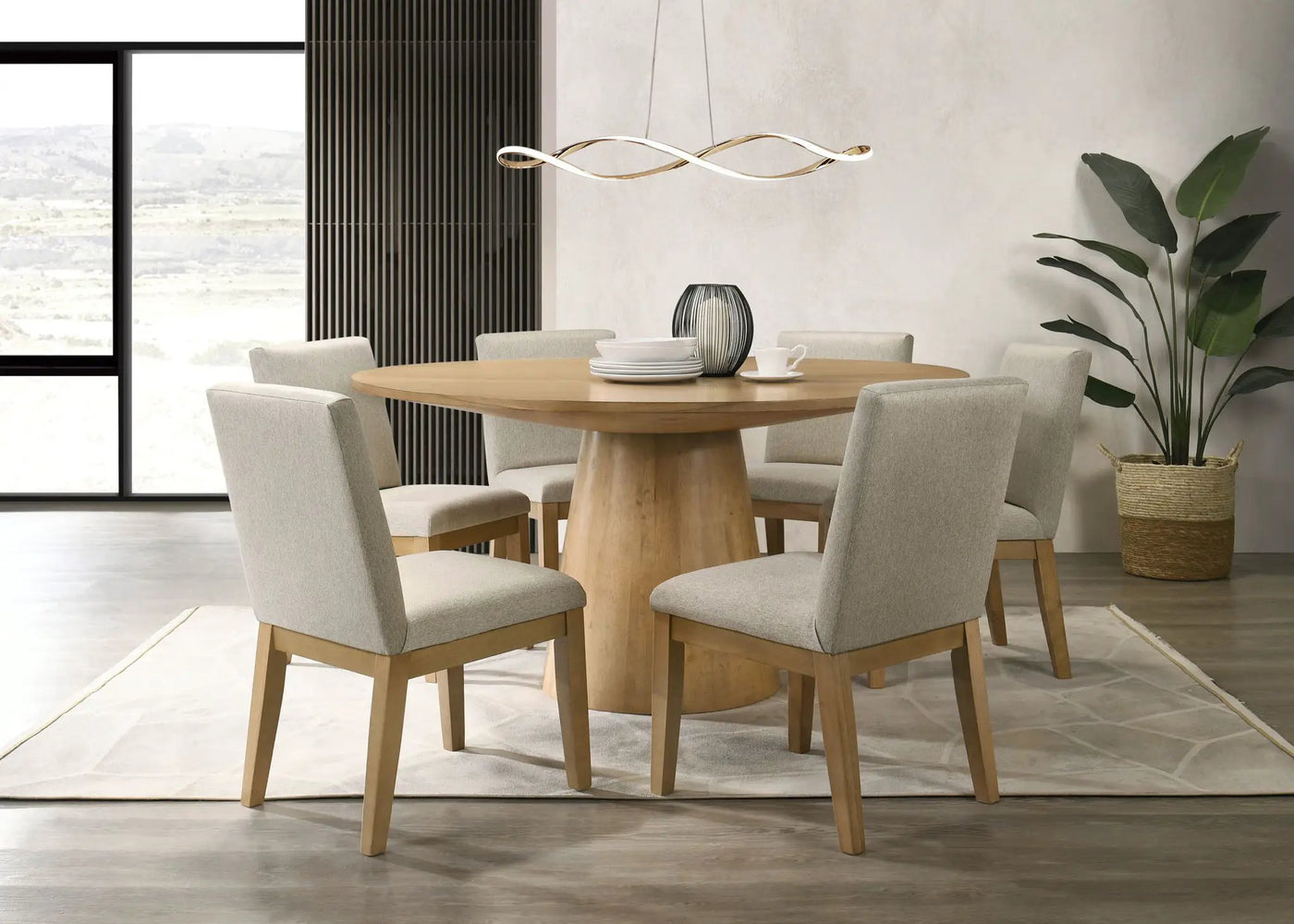 Jasper - Round Dining Table Set by HouseOfZazla