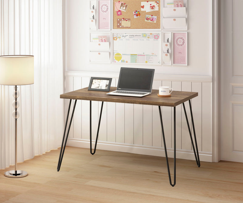 Rustic Desk Writing Desk with Durable Construction - Taupe