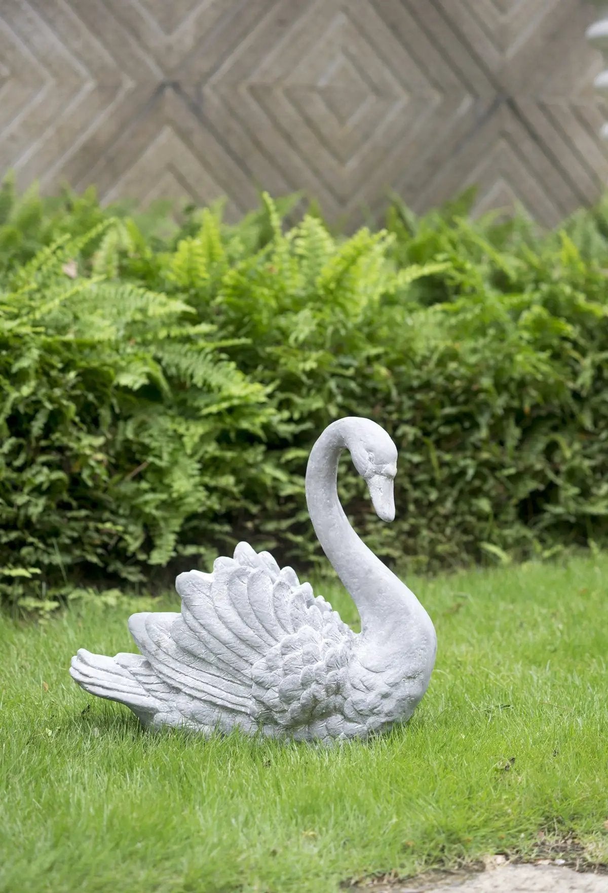16.5x9x15.5" Mgo Swan Planter by HouseOfZazla