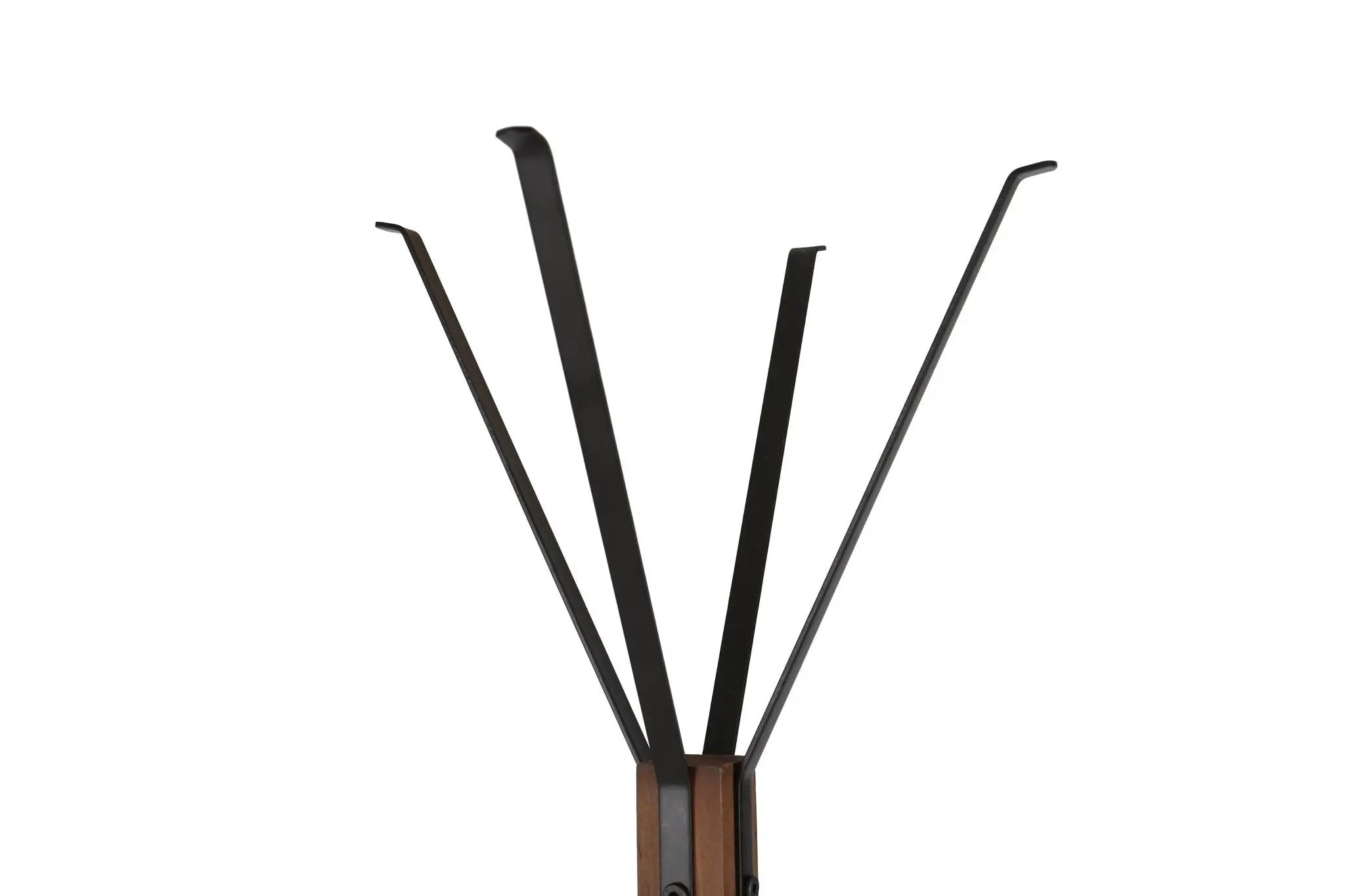 Reclaimed Wood And Metal Freestanding Coat Rack With Hooks Use In Bedroom, Living Room - Natural by Unique Piece Furniture
