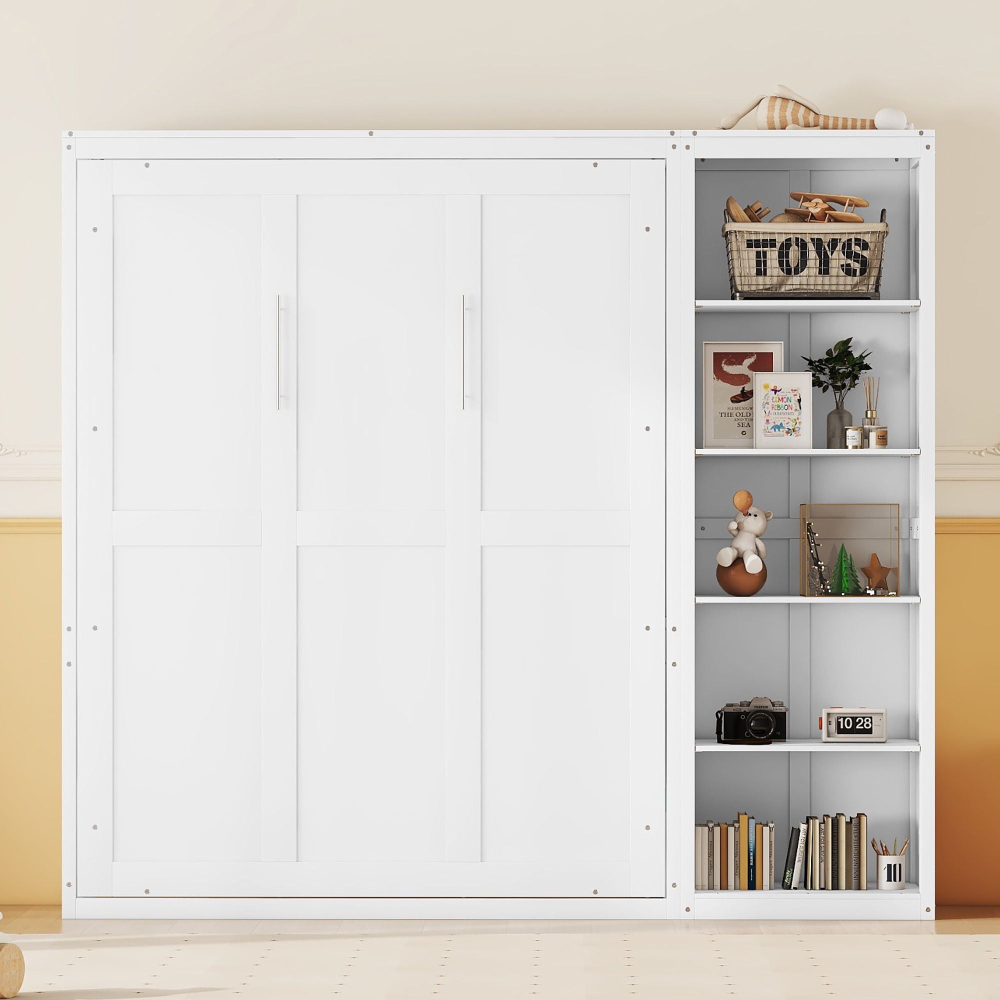 Murphy Wall Bed With Shelves by HouseOfZazla