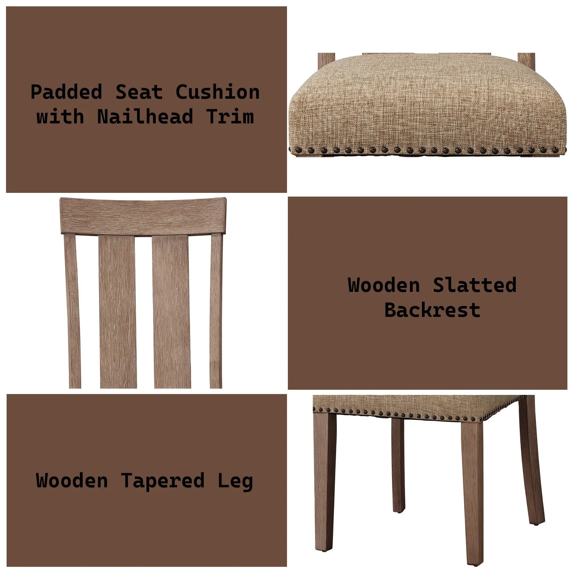 Nathaniel - Side Chair (Set of 2) - Maple by Unique Piece Furniture