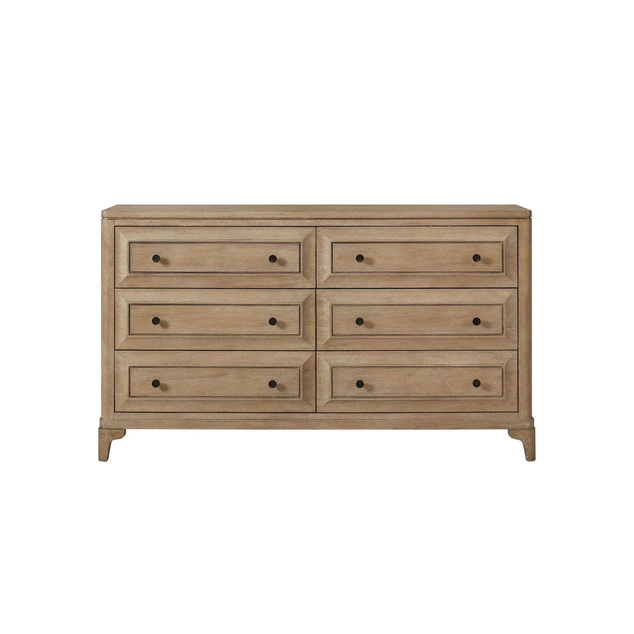 6 Drawer Dresser - Sand - Wood by Unique Piece Furniture