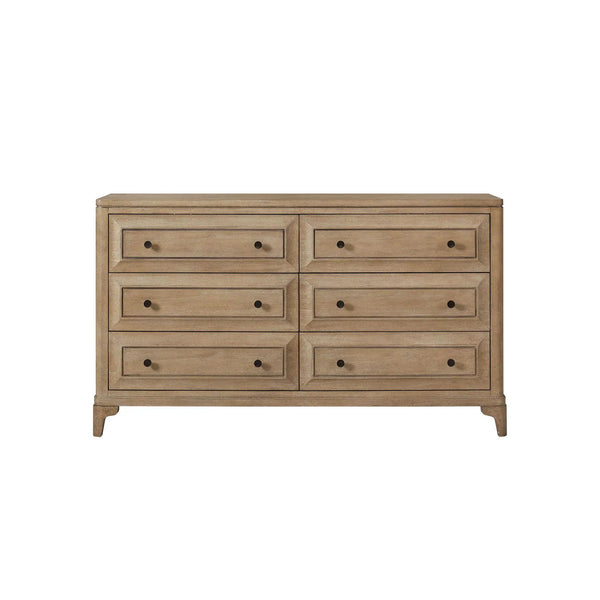 Commode 6 tiroirs - Sable - Bois