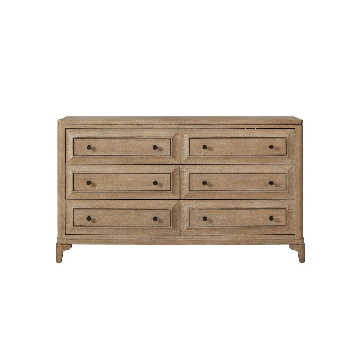 Sand Wood 6 Drawer Dresser with Cedar-Lined Drawers - Sand