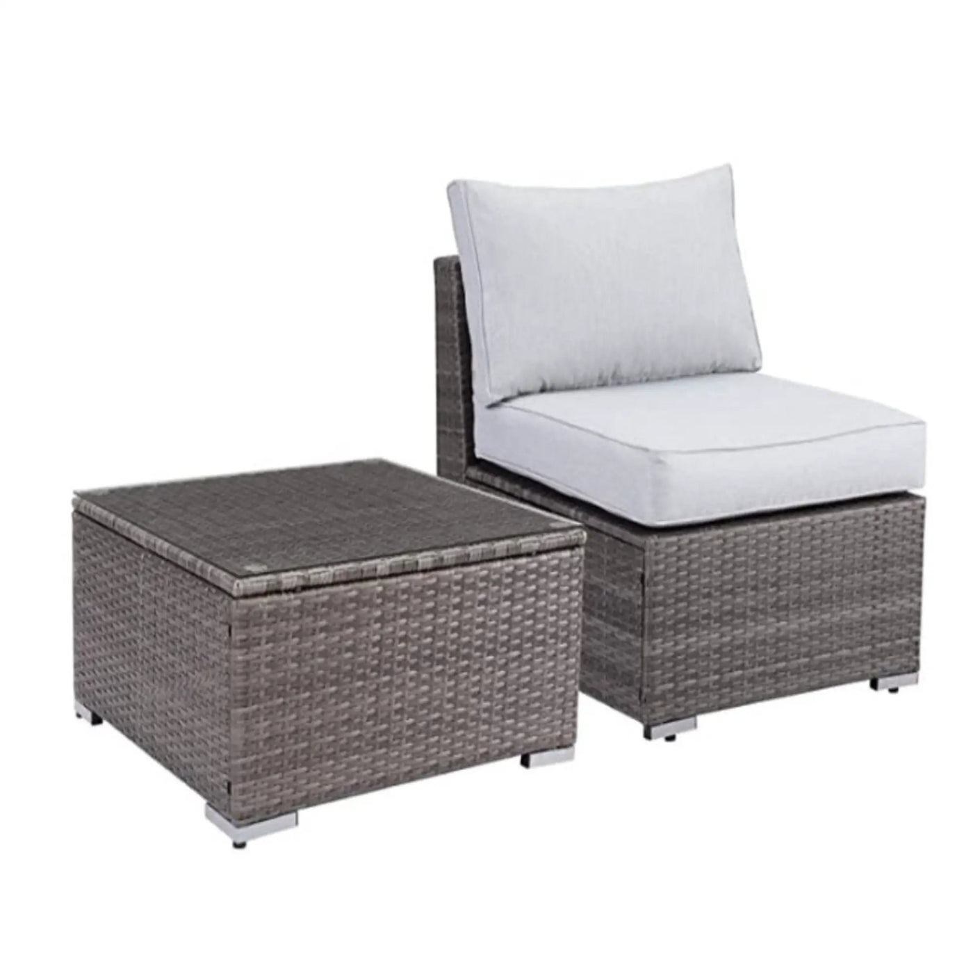 Modern Patio Set With Coffee Table by HouseOfZazla