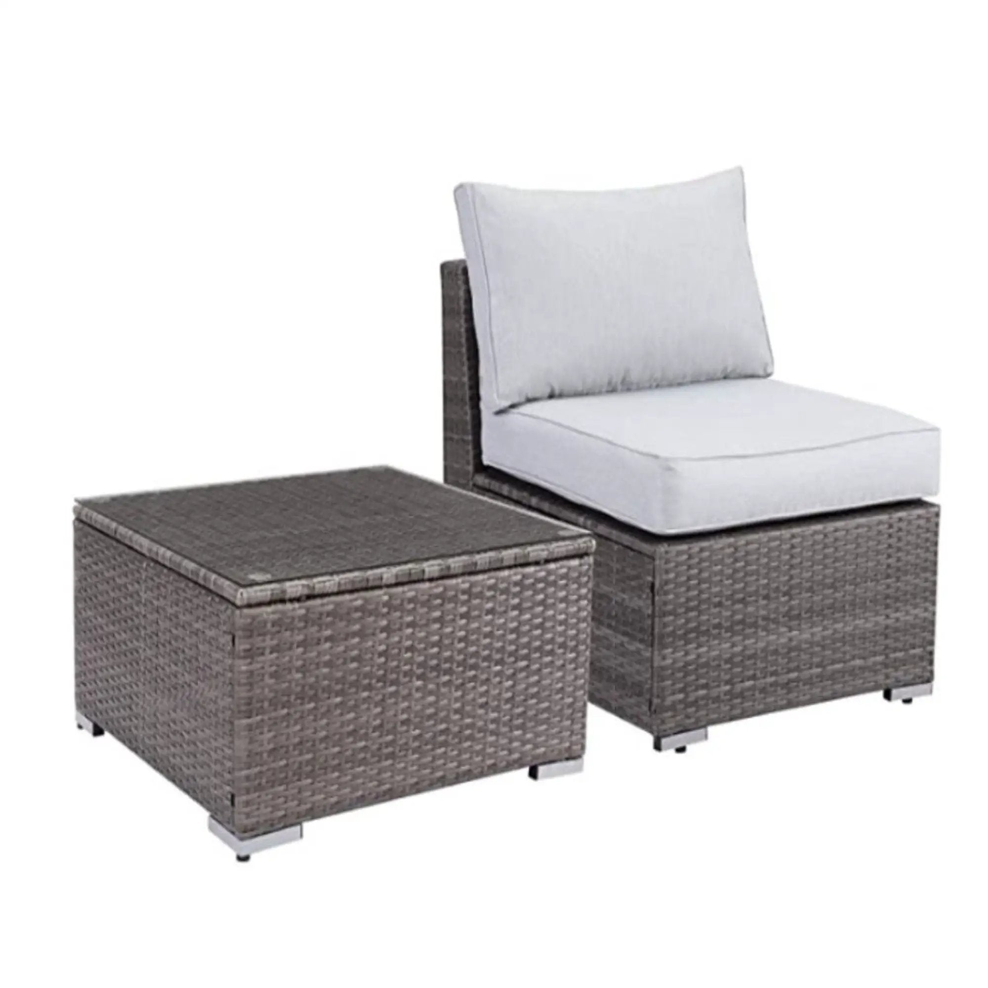 Modern Patio Set With Coffee Table by HouseOfZazla