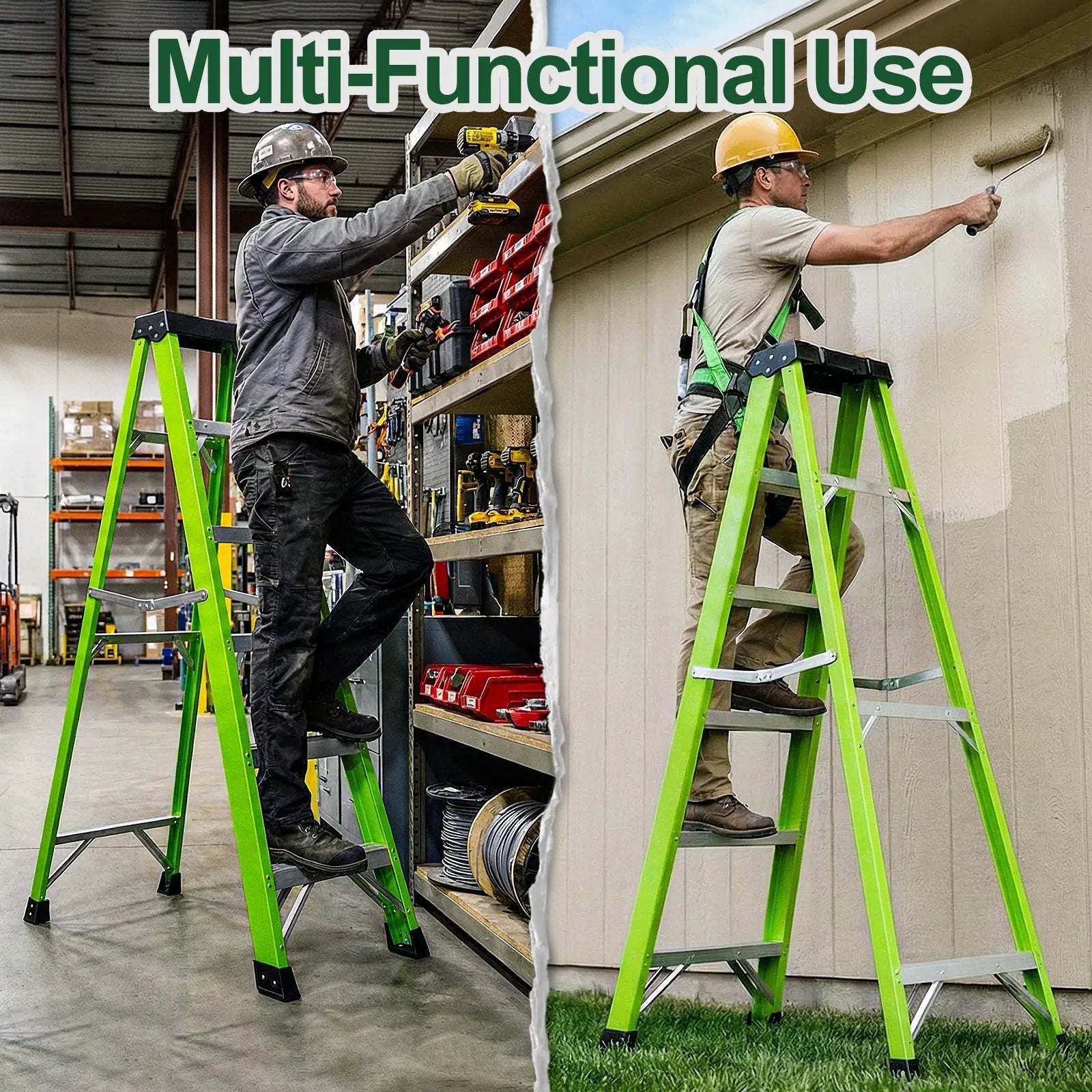 Fiberglass Ladder with Tool Tray by HouseOfZazla