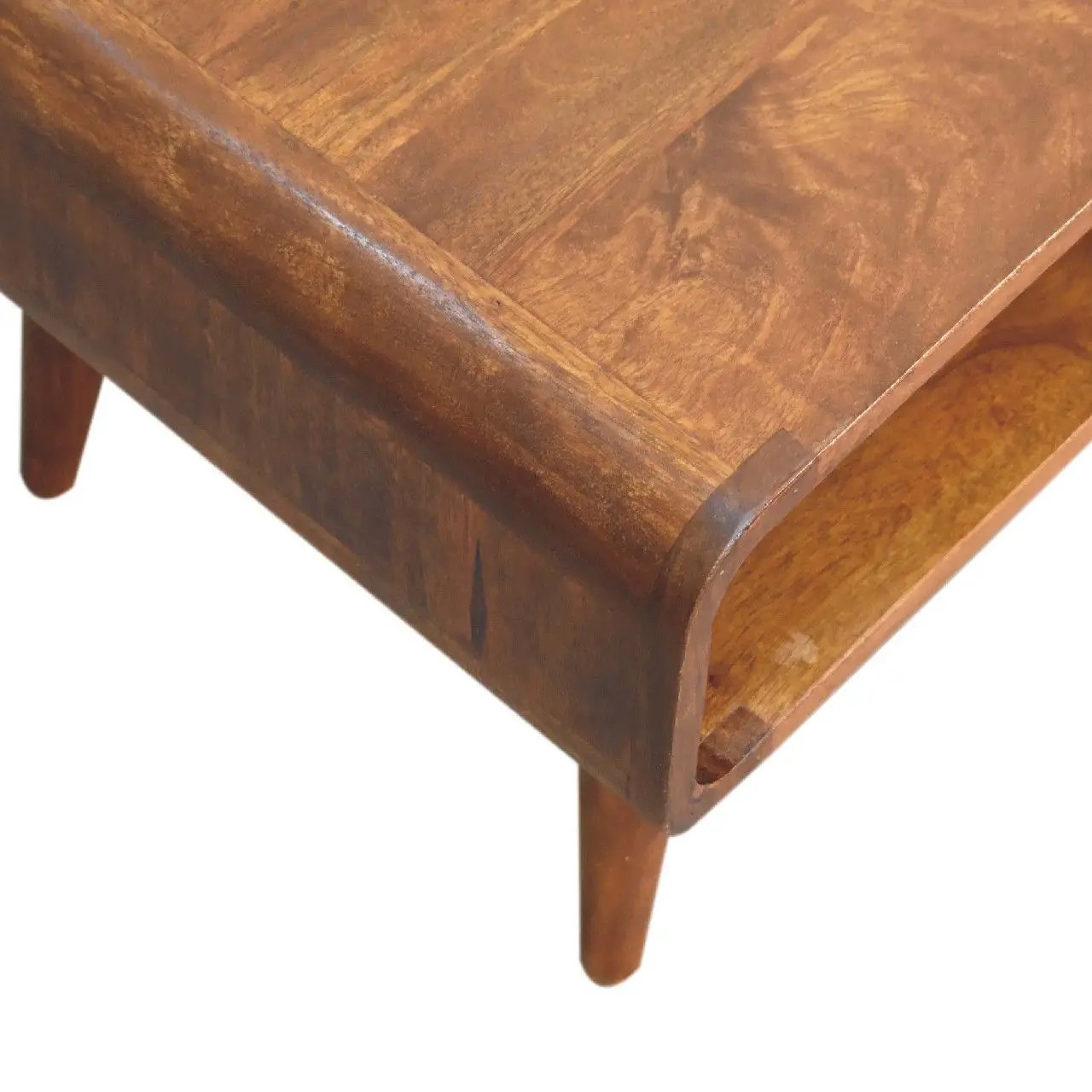 Solid Wood Open Media Unit by HouseOfZazla