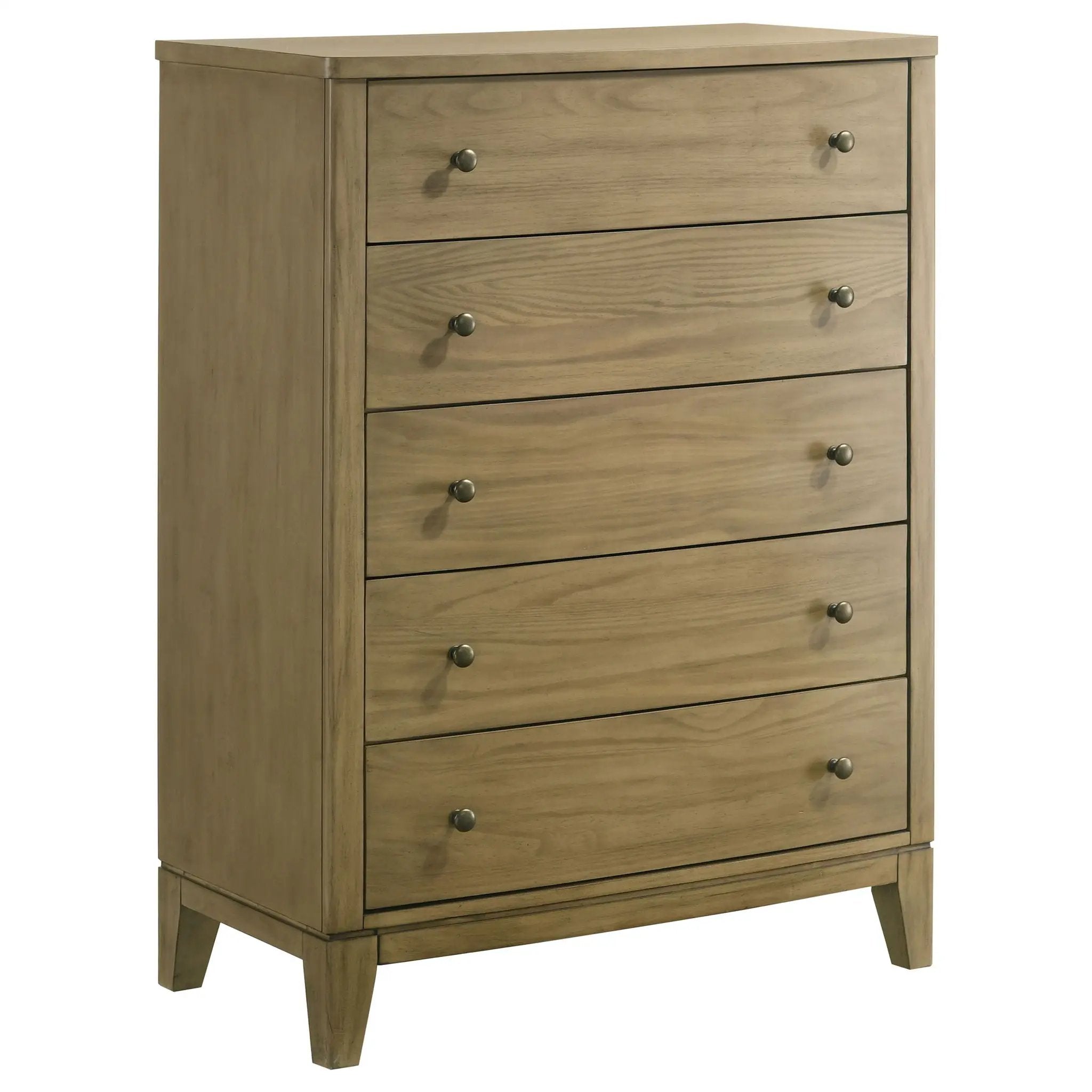 Granada 5-drawer Bedroom Chest of Drawers Natural Pine by Unique Piece Furniture