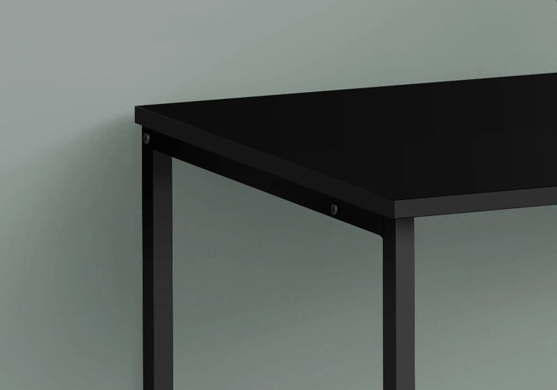 Computer Desk, Home Office, Laptop, Left & Right Set-Up, Storage Drawers, Work, Contemporary, Modern - Black by Unique Piece Furniture