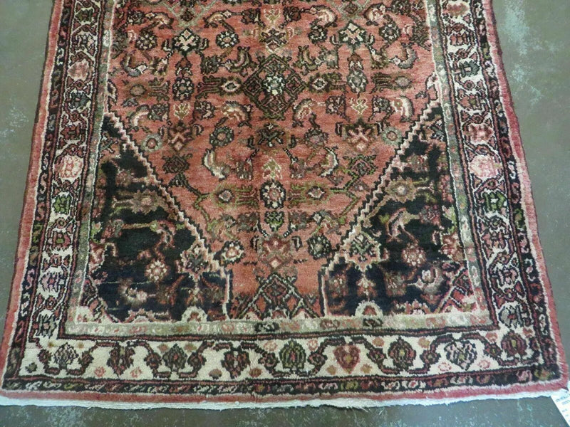 Persian Runner Rug 3.8 x 10, Red, Vintage by Jewel Rugs