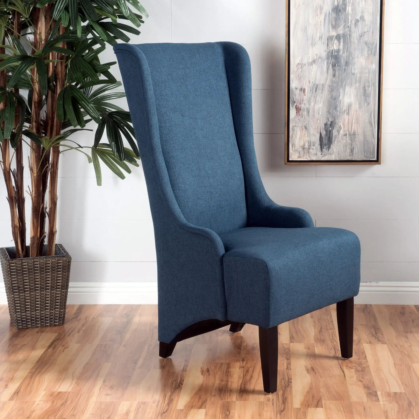 Alight Upholstered Dining Chair With High Back And Birch Wood Legs by HouseOfZazla