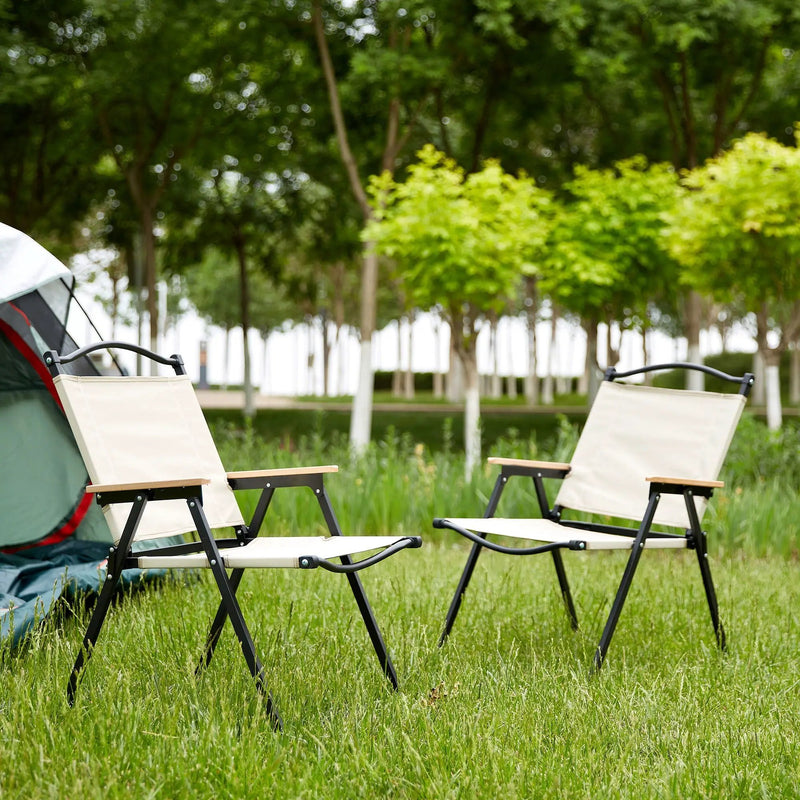 Folding Outdoor Chair For Indoor, Outdoor Camping, Picnics, Beach, Backyard, Bbq, Party, Patio by HouseOfZazla