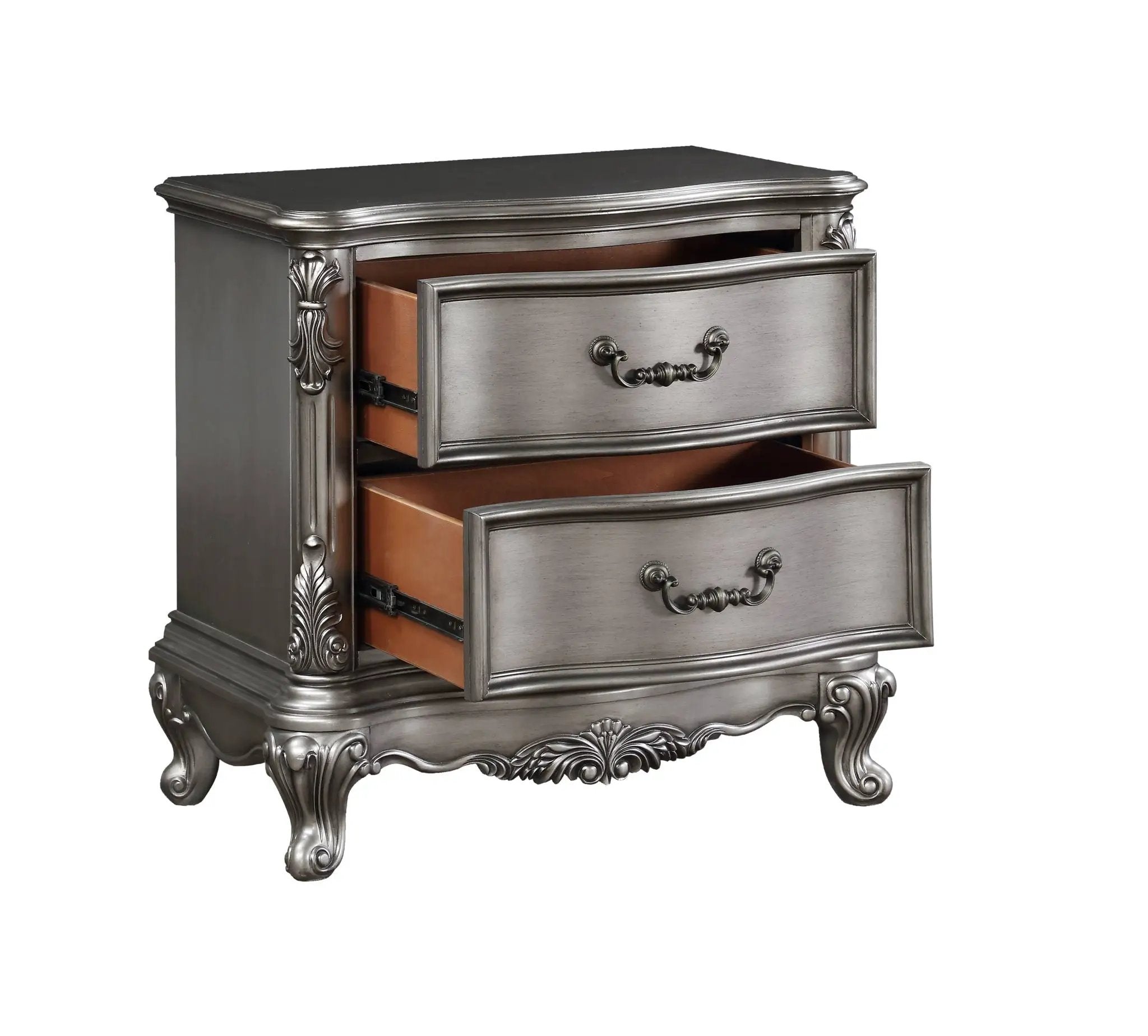 Ariadne - Nightstand - Antique Silver by HouseOfZazla