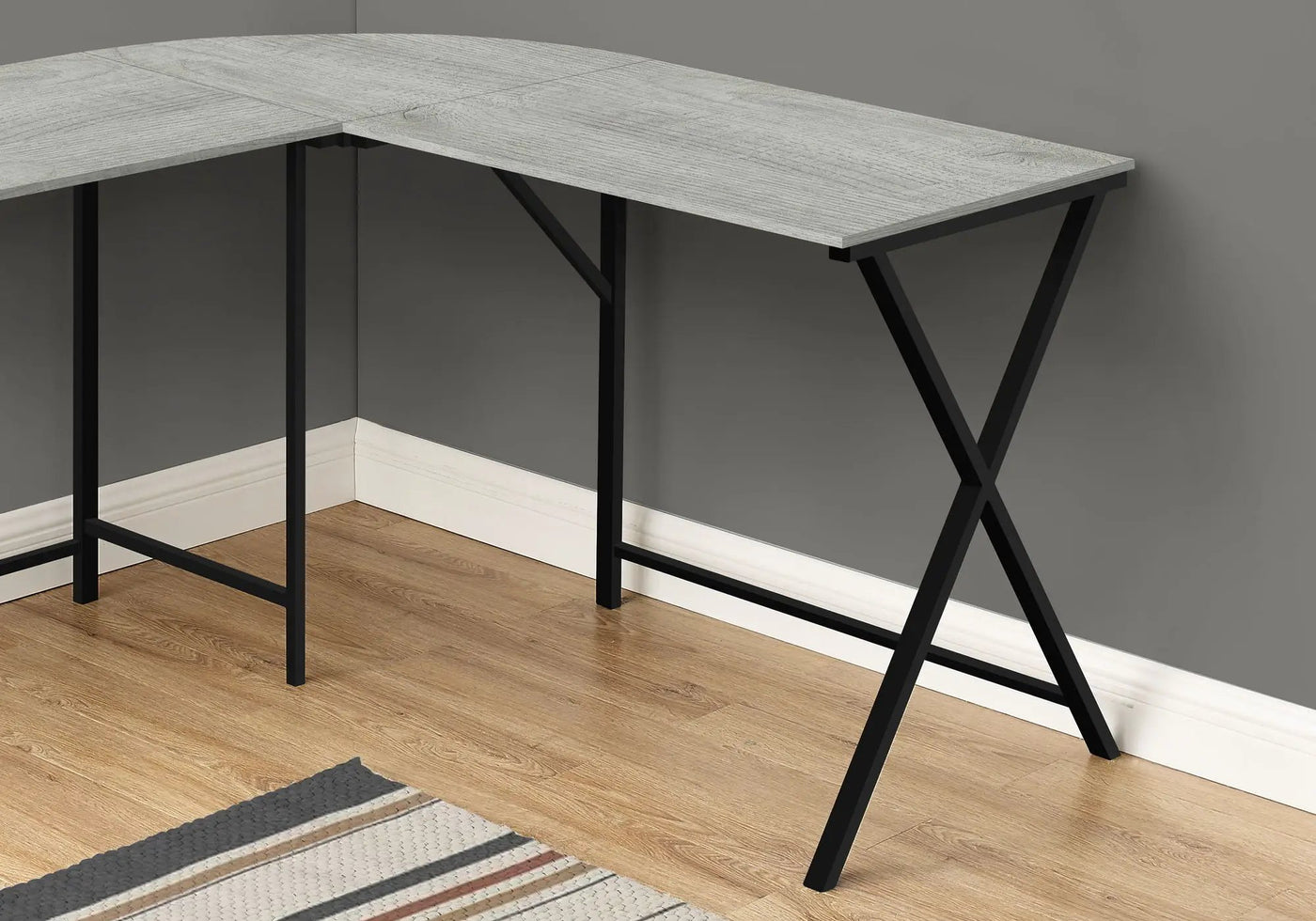 Contemporary L-Shaped Corner Computer Desk by HouseOfZazla