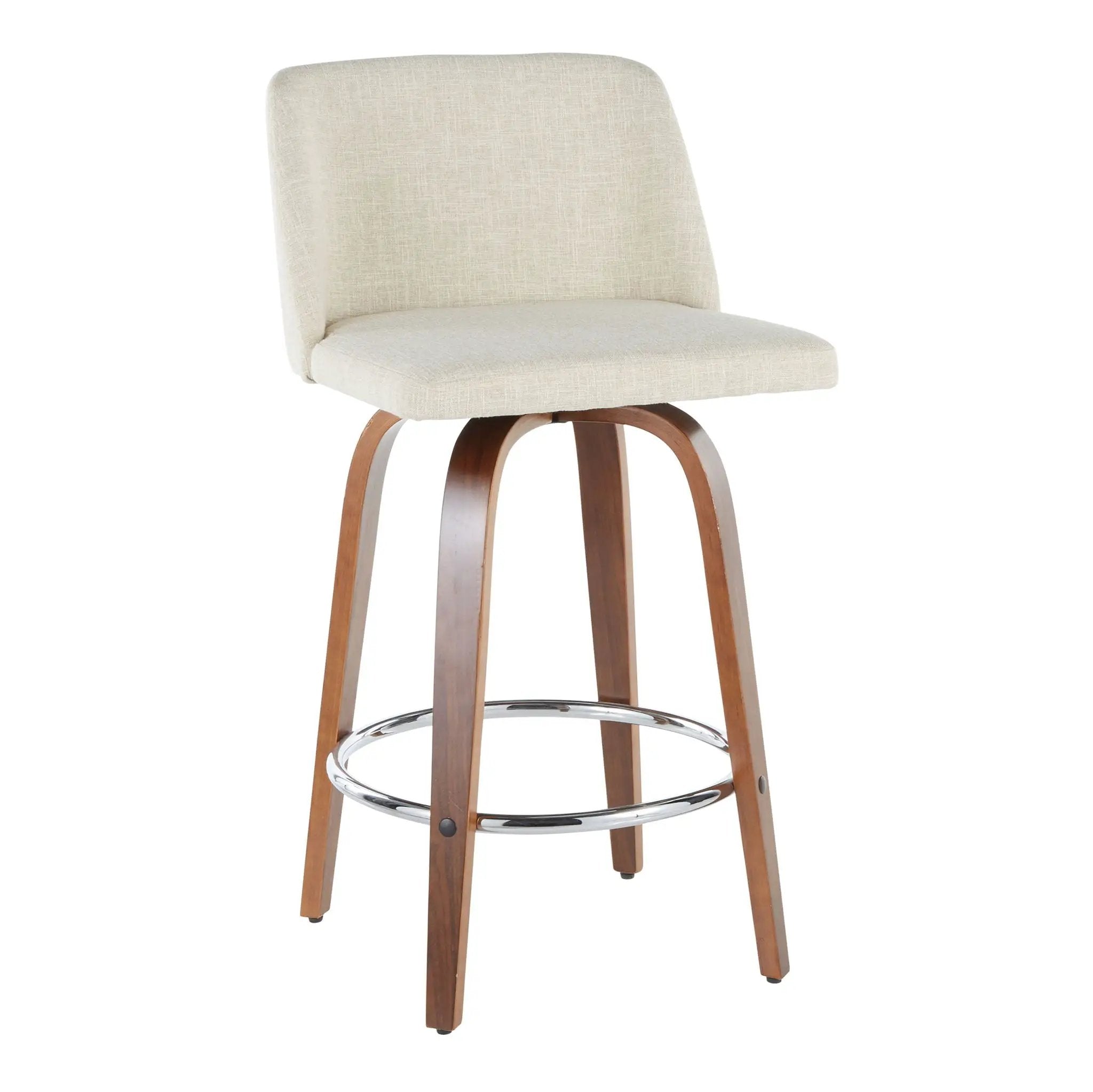 Toriano - Mid-Century Modern Counter Stool (Set of 2) by Unique Piece Furniture