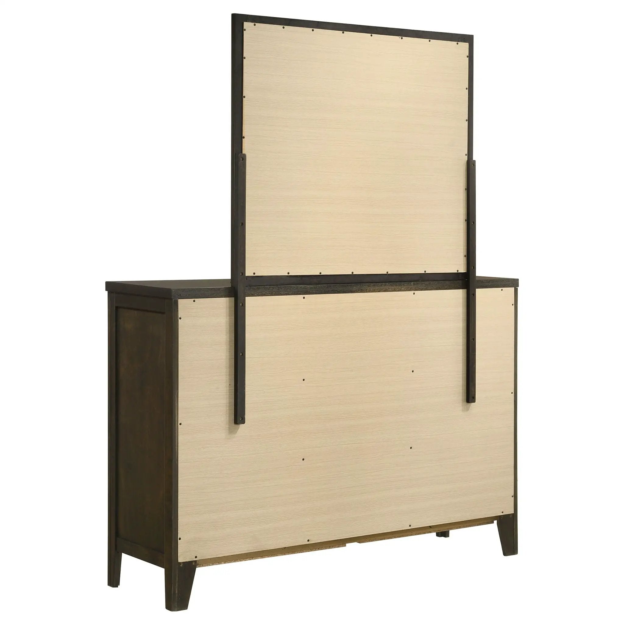 Wilkes 6-drawer Dresser and Mirror Dark Cocoa by Unique Piece Furniture