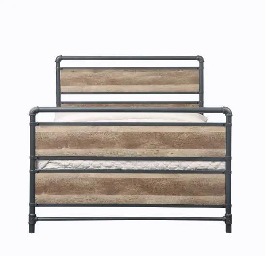 Brantley - Full Bed - Antique Oak & Sandy Gray by Unique Piece Furniture