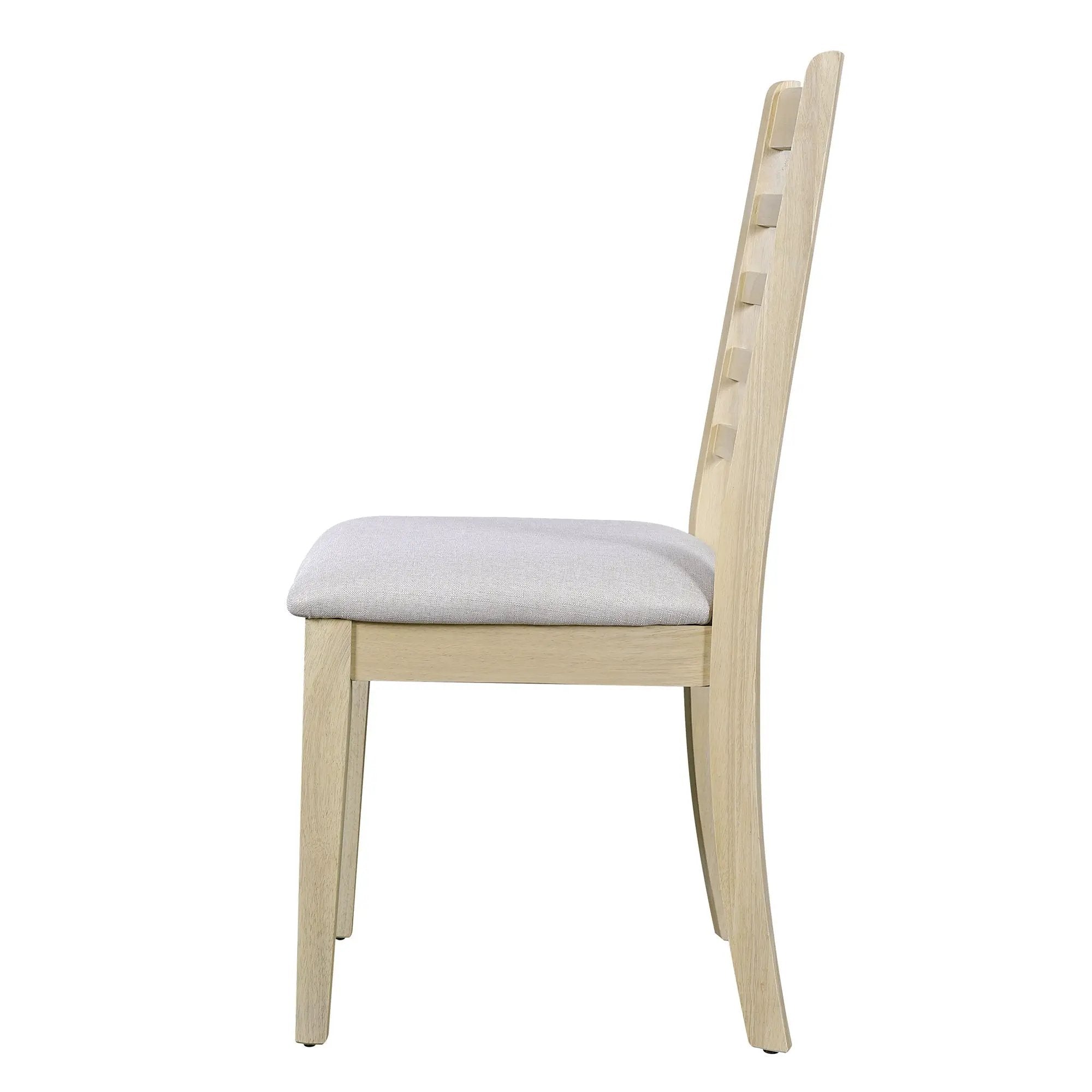 Upholstered Armless Chairs With High Ladder Back by HouseOfZazla
