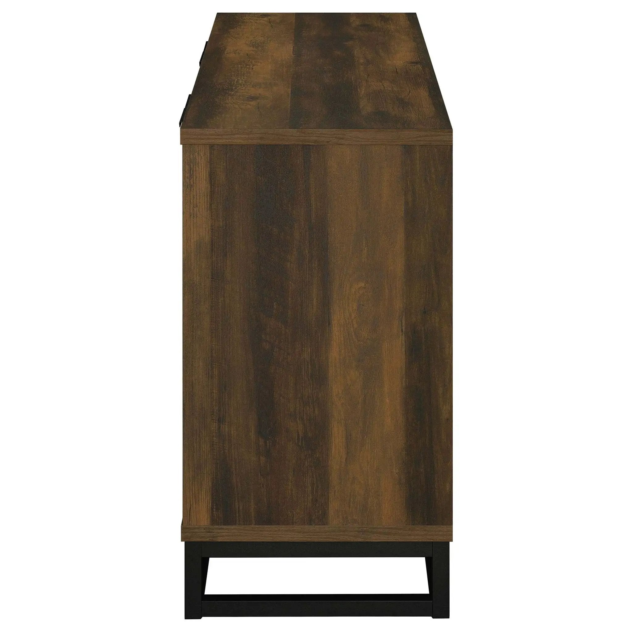 Ryatt 4-door Engineered Wood Accent Cabinet Dark Pine by Unique Piece Furniture
