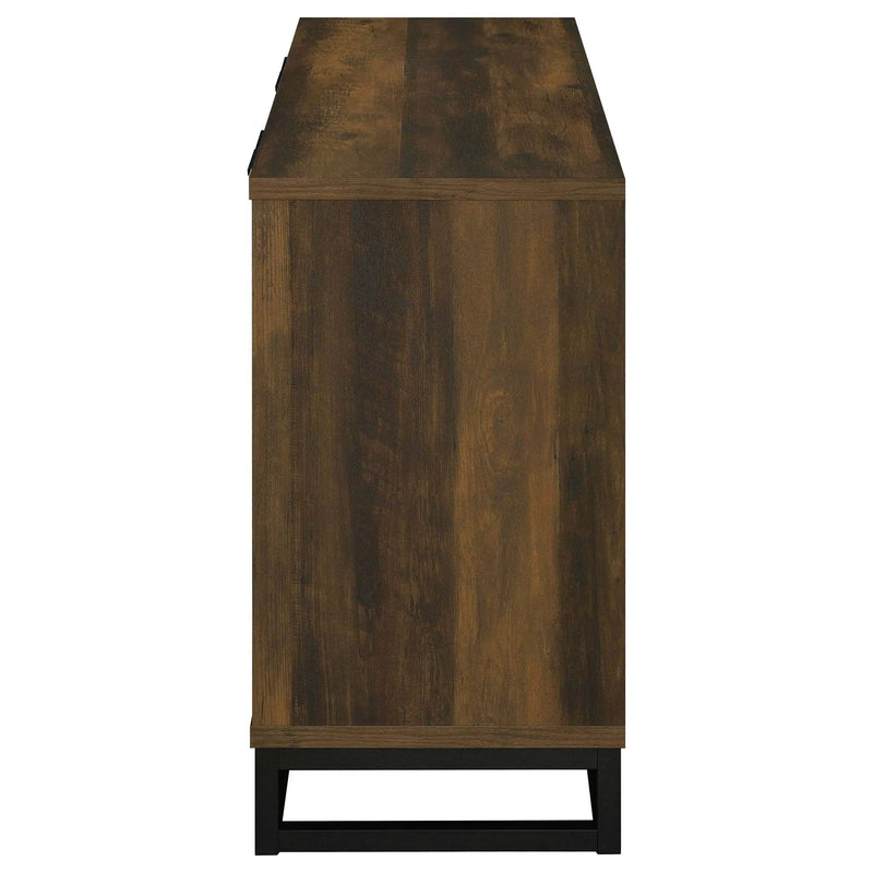 Ryatt 4-door Engineered Wood Accent Cabinet Dark Pine by Unique Piece Furniture
