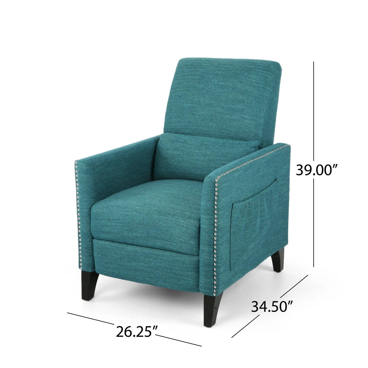 Kiersten - Contemporary Fabric Pushback Recliner by Unique Piece Furniture