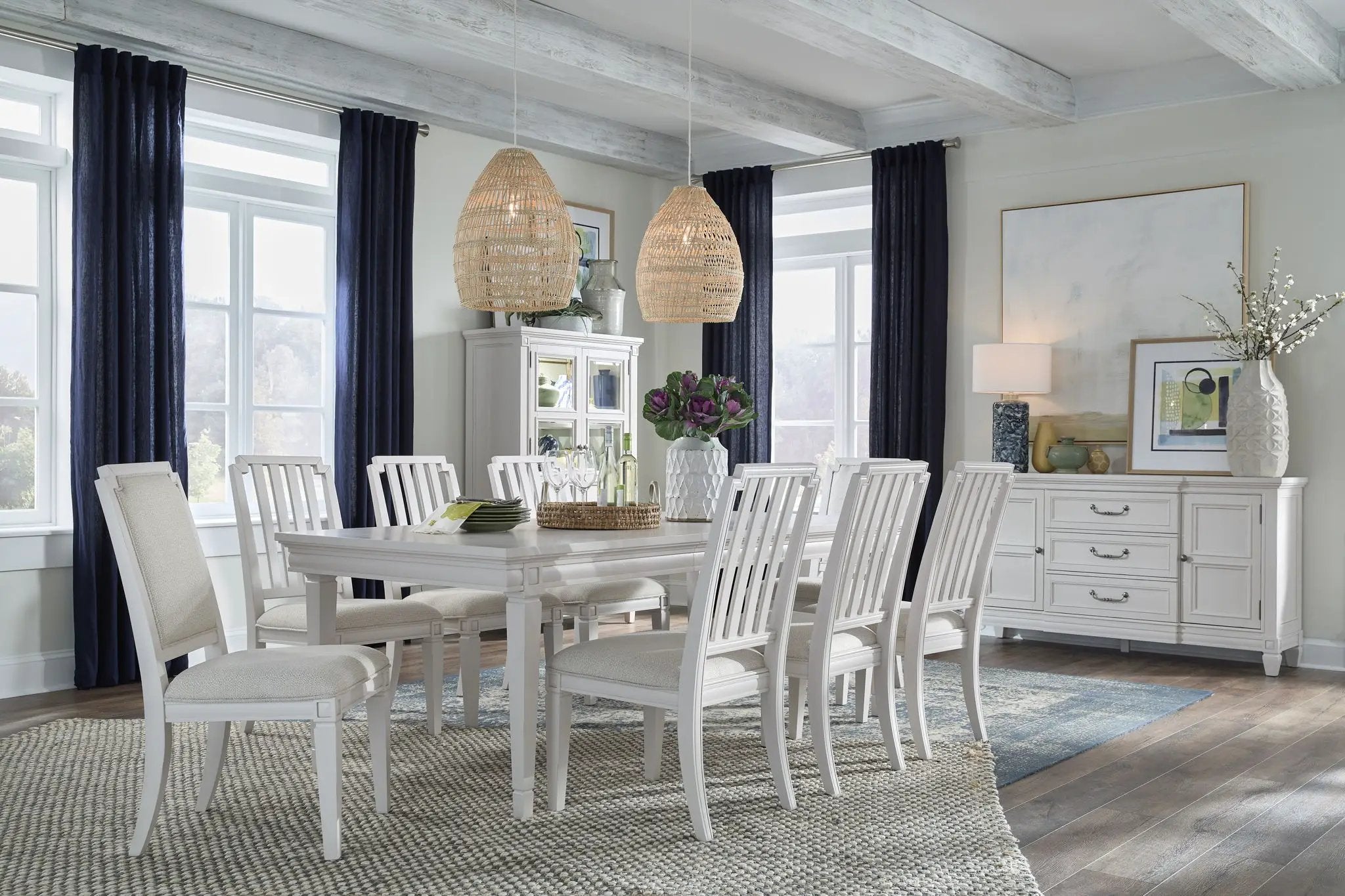 Willowbrook - Buffet - Egg Shell White by Unique Piece Furniture