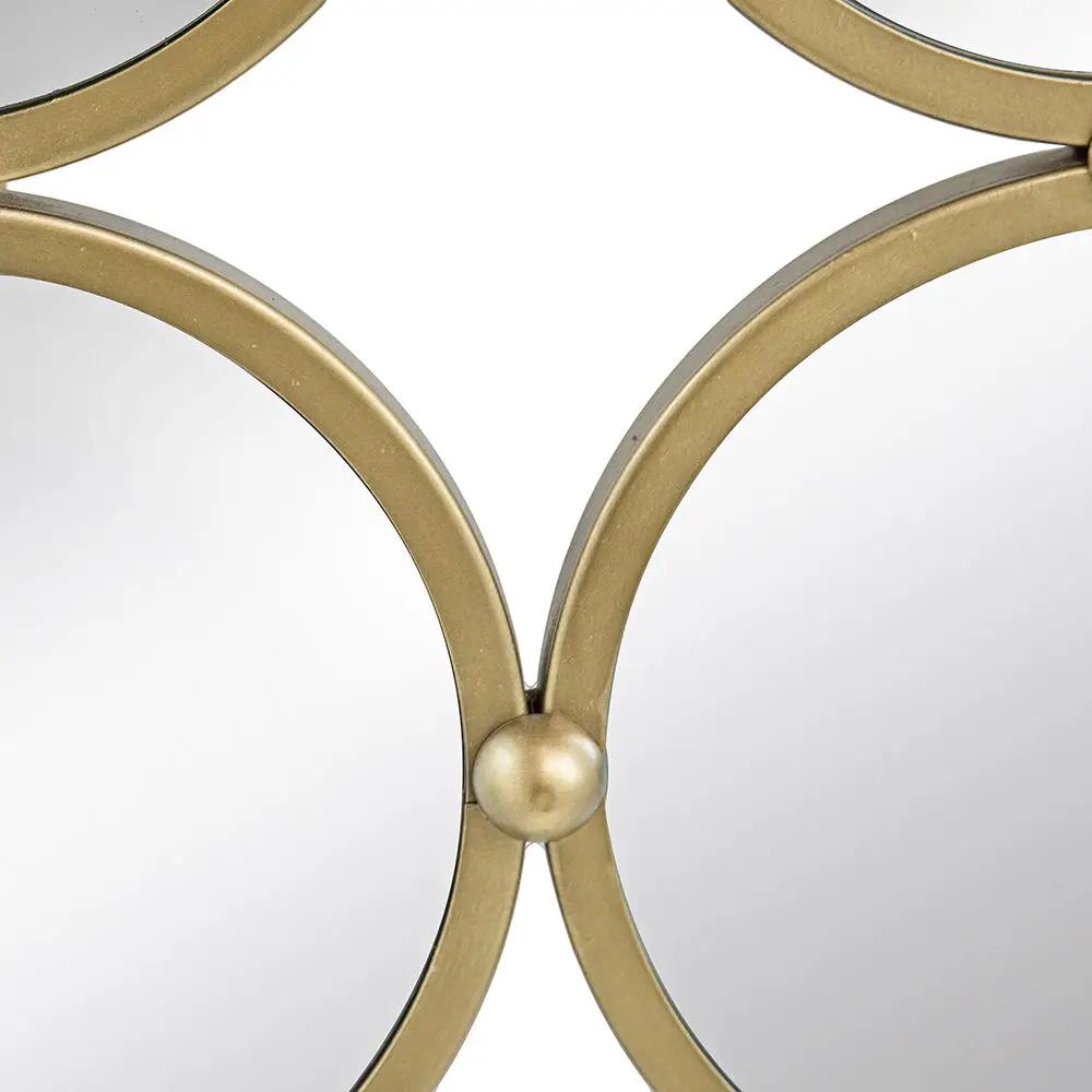 Contemporary Decorative Mirror With Mininalist Style For Bedroom, Liveroom & Entryway - Champagne by HouseOfZazla