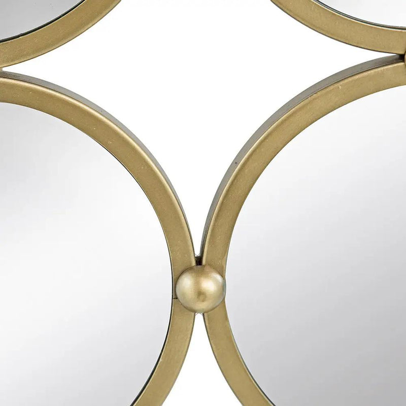 Contemporary Decorative Mirror With Mininalist Style For Bedroom, Liveroom & Entryway - Champagne by HouseOfZazla