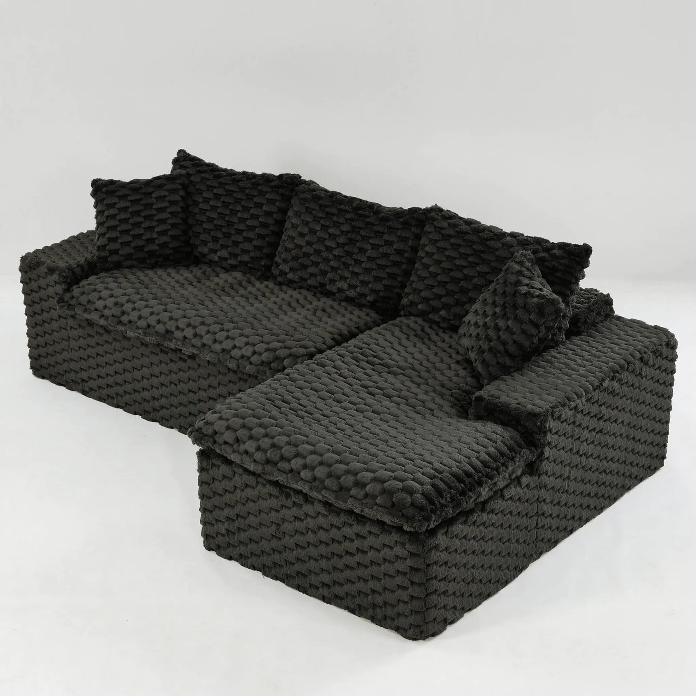 Modular Sofa, Convertible Twin Seat With Chaise Lounge by HouseOfZazla