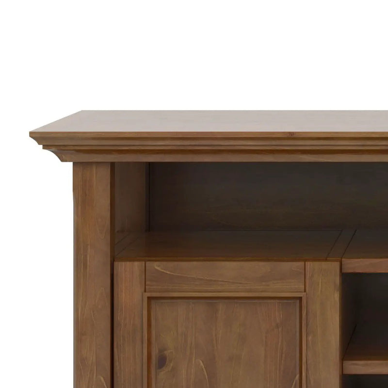 Amherst - TV Media Stand - Medium Saddle Brown by Unique Piece Furniture