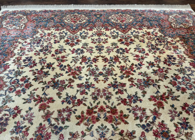 Karastan Rug 8.8 x 12 Ivory Kirman #788, Original 700 Series, Wool Karastan Carpet, Karastan Area Rug, Vintage Karastan, Living Room Rug by Jewel Rugs