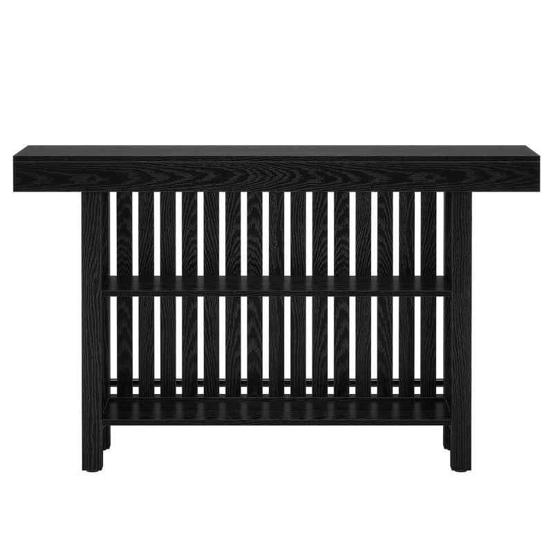 2 Tier Mini Bar Table For Kitchen - Black