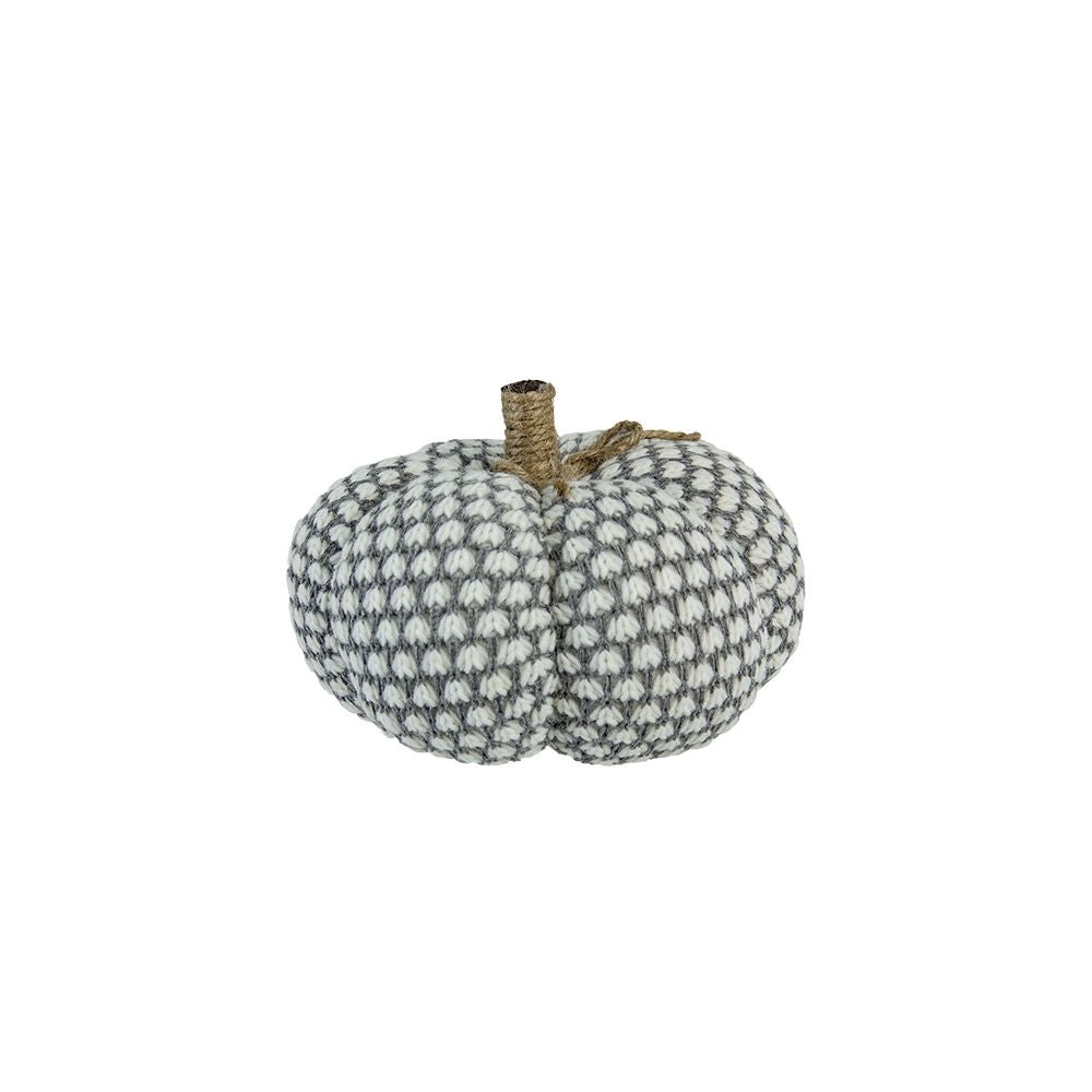 Knite Pumpkin Ornament Decor for Holiday Harvest – Gray or Dark Gray, photo 16 of 25