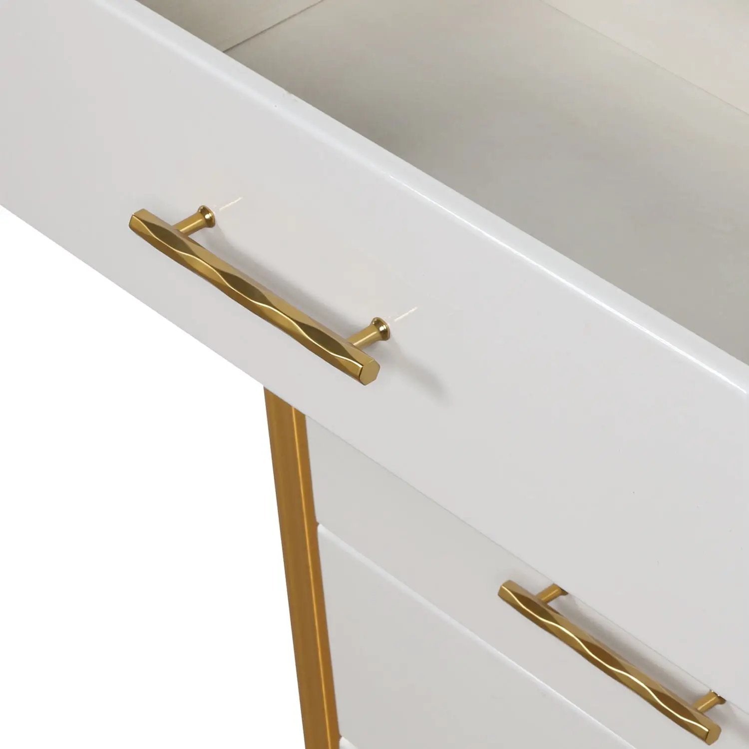 Obsession - 5 Drawer LED Chest - White by HouseOfZazla