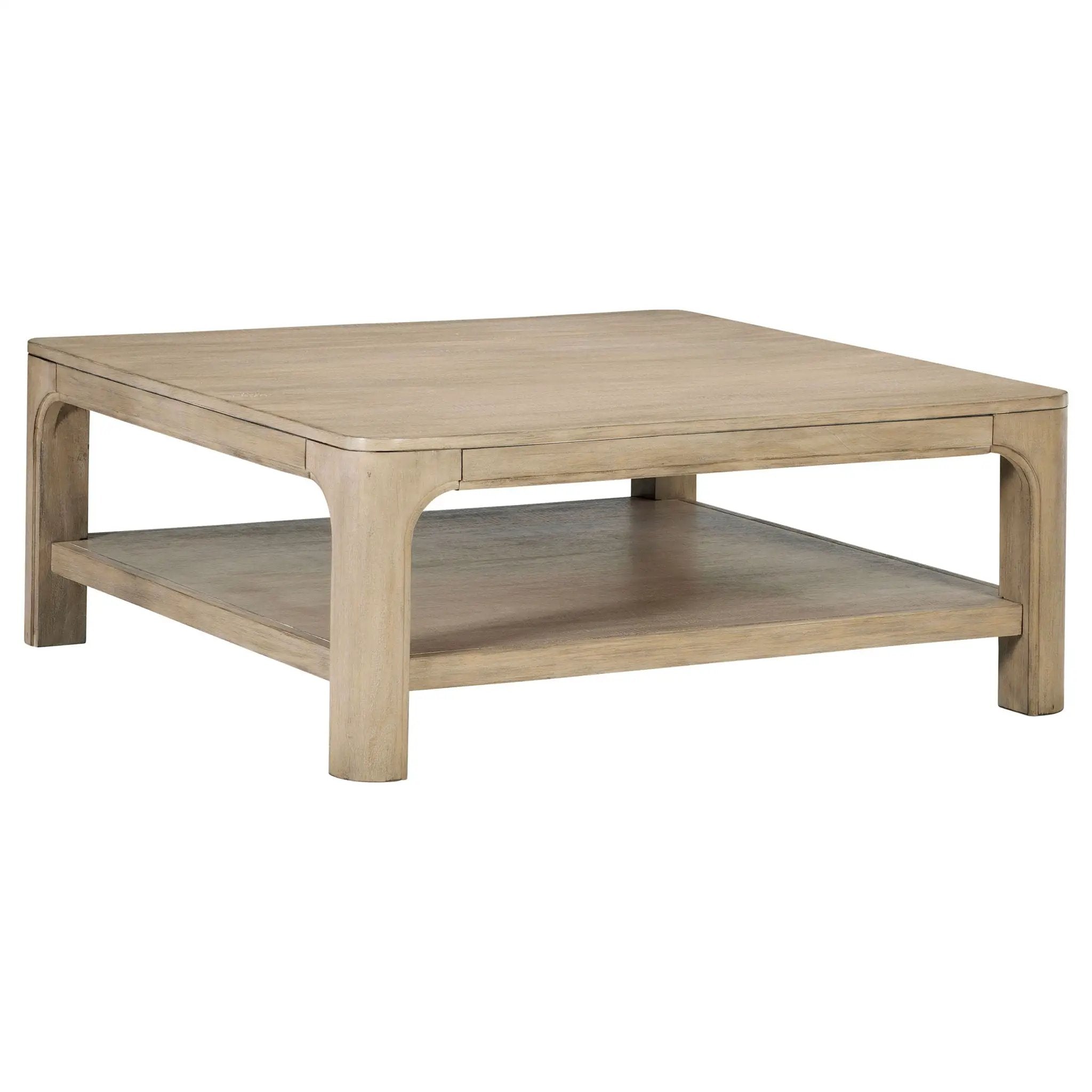 Solano Square Wood Cocktail Coffee Table Weathered Mango by Unique Piece Furniture