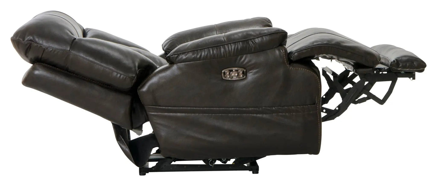 Naples - Power Headrest With Lumbar Power Lay Flat Recliner by Unique Piece Furniture