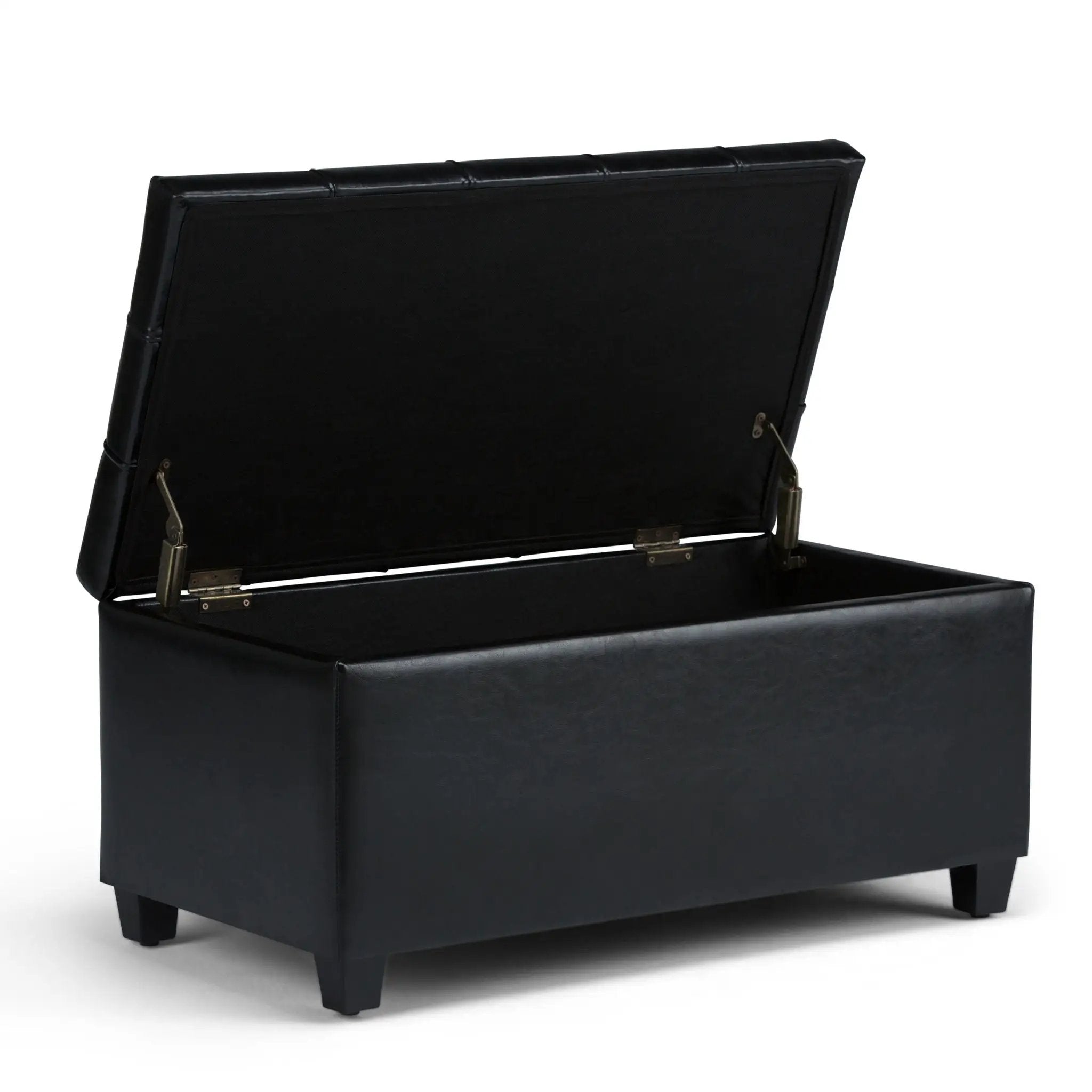 Sienna - Upholstered Storage Ottoman Bench by HouseOfZazla