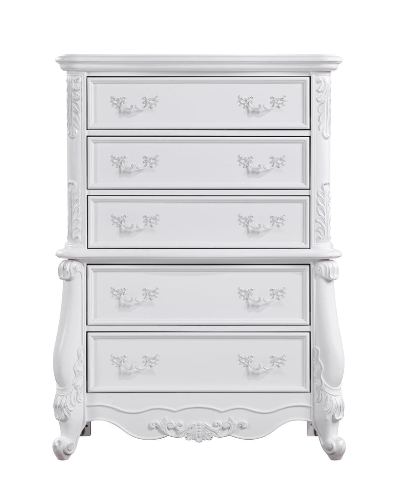 Latisha White Accent Chest with Storage Drawers - White, photo 2 of 4