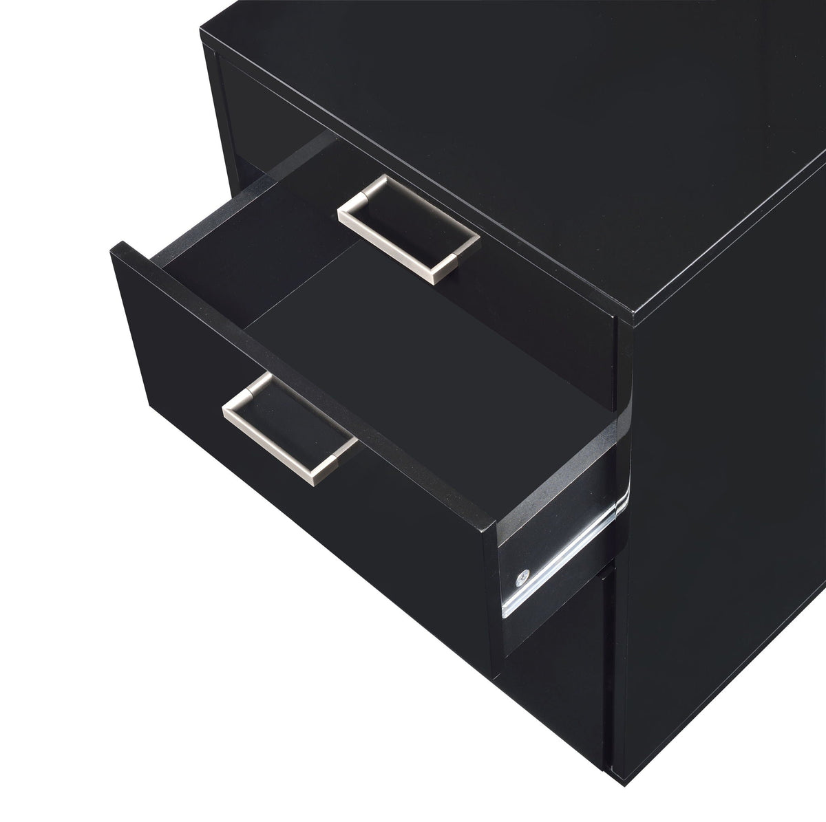 High Gloss Filing Cabinet with Fully Assembled Construction - White or Black, photo 7 of 8