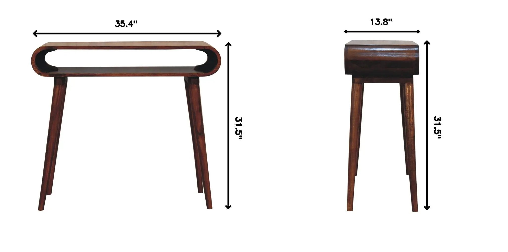 Amaya - Nordic Style Wooden Table by HouseOfZazla
